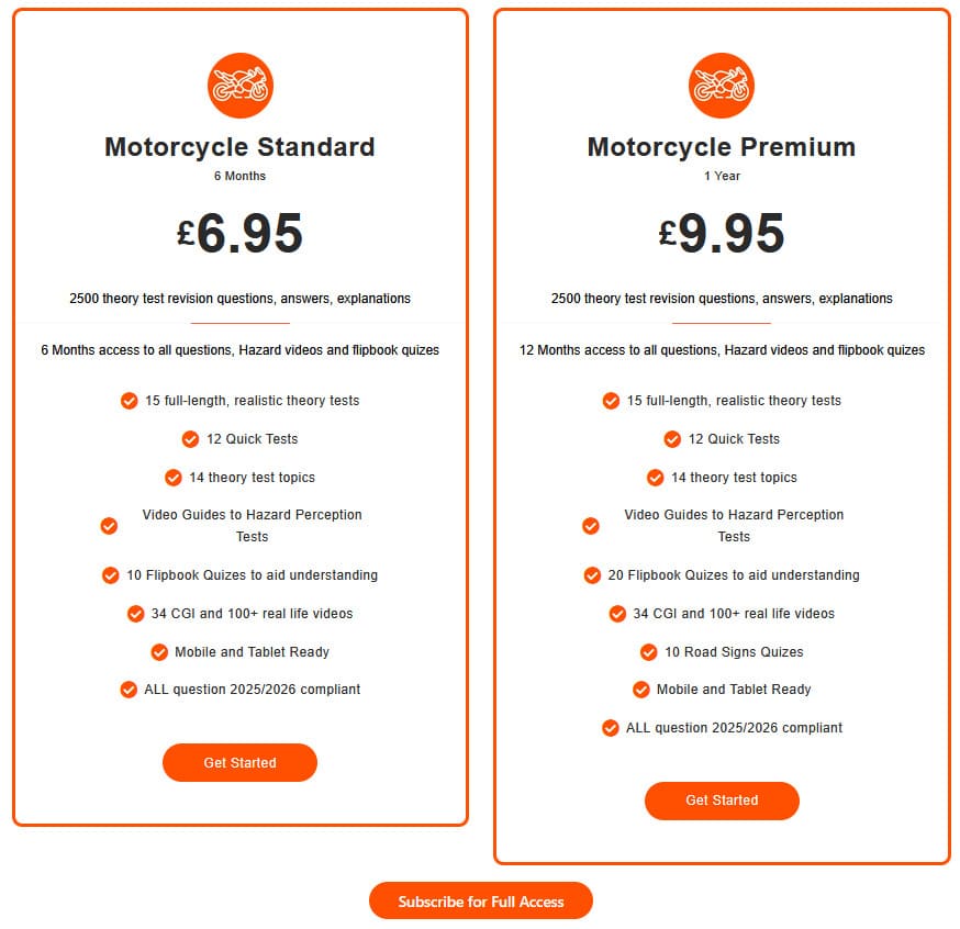 motorcycle theory test free questions practice for motorbike theory test