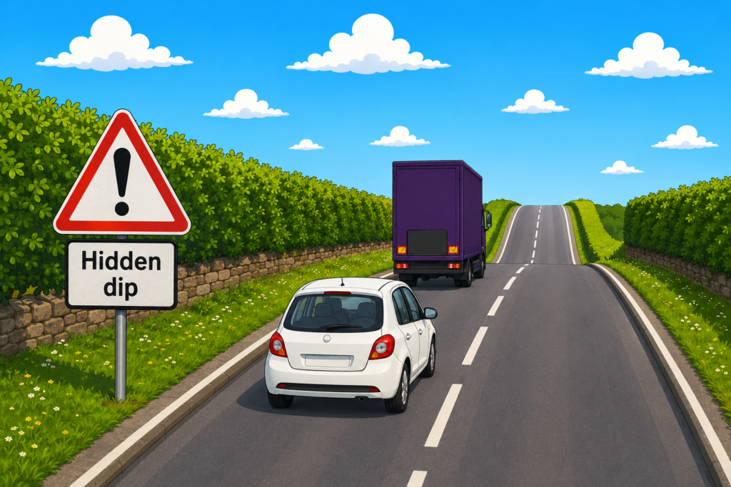 theory test what is a hidden dip sign