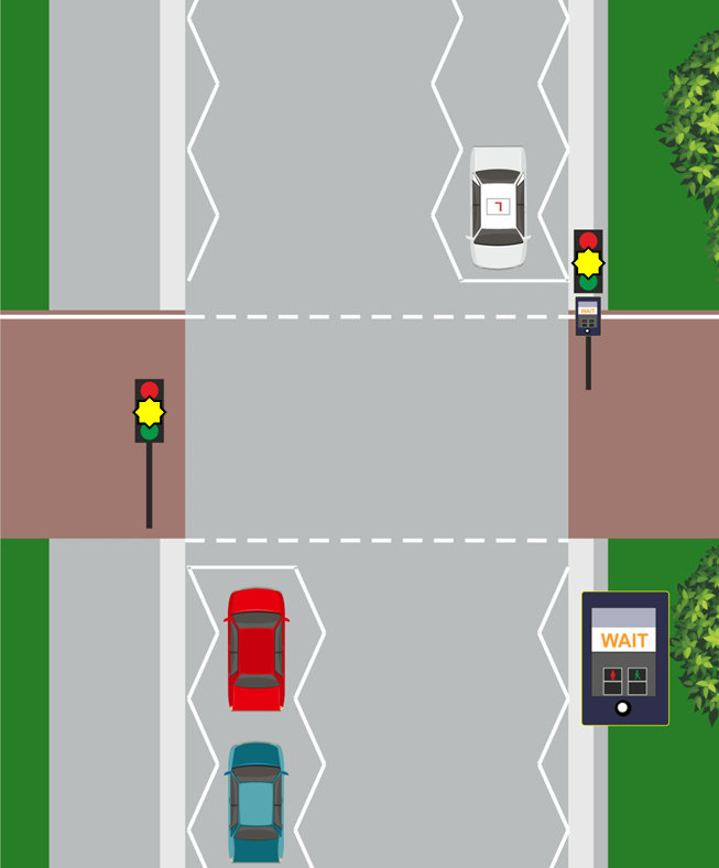 what does a flashing amber light mean
