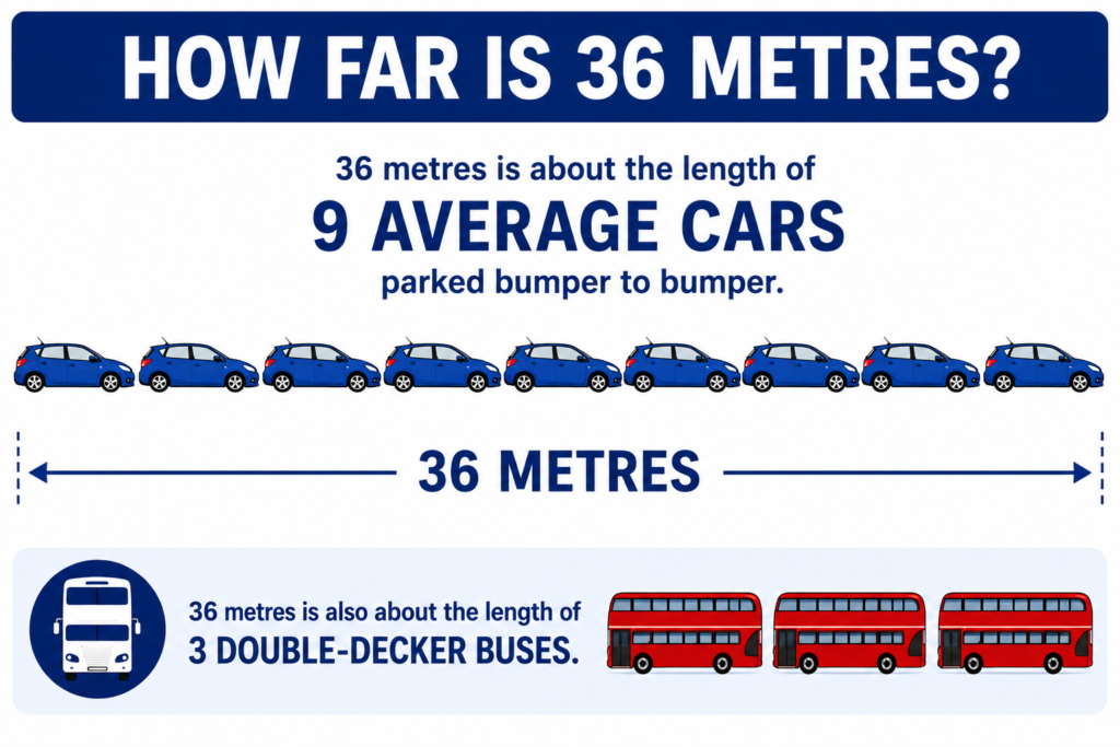 What Does a Stopping Distance of 36 Metres Mean?