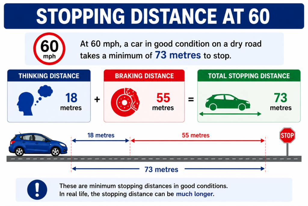 What Is the Stopping Distance at 60 mph What Is the Stopping Distance at 60 mph theory test questions answered