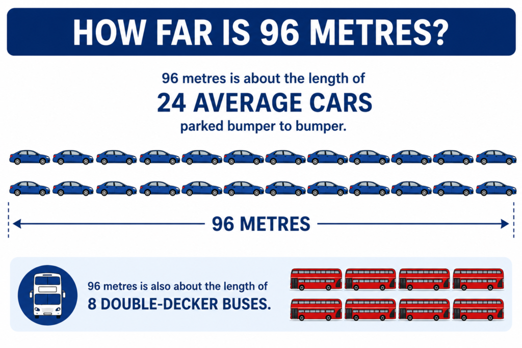 What Does a Stopping Distance of 96 Metres Mean?