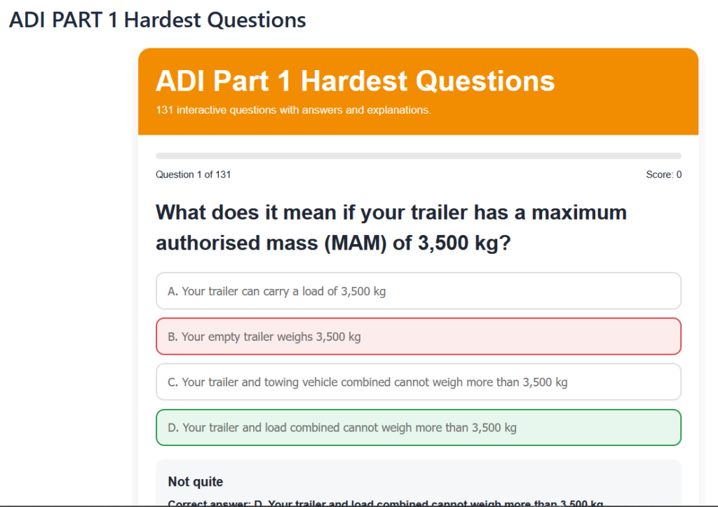 adi part 1 hardest question